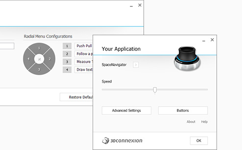 SpaceMouse Wireless - Application Setup