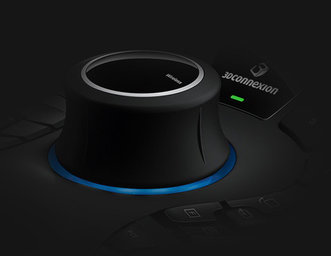 SpaceMouse Pro Wireless - side